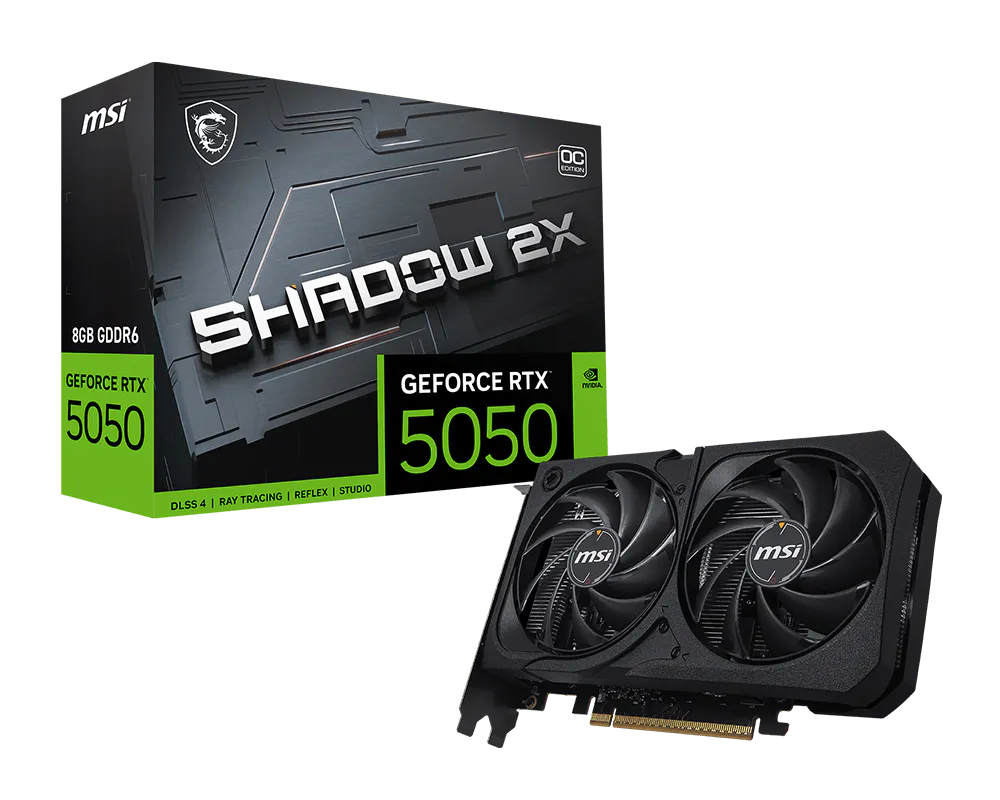 VGA MSI GeForce RTX 5050 8G SHADOW 2X OC (9960)