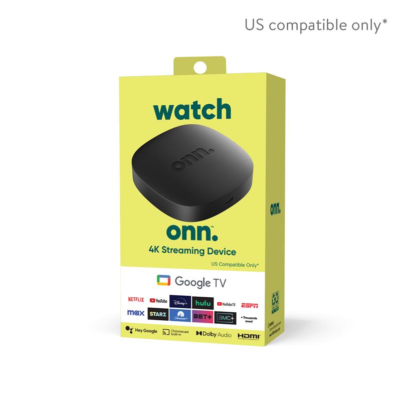 Onn Google TV 4K Chromecast - C/Fuente