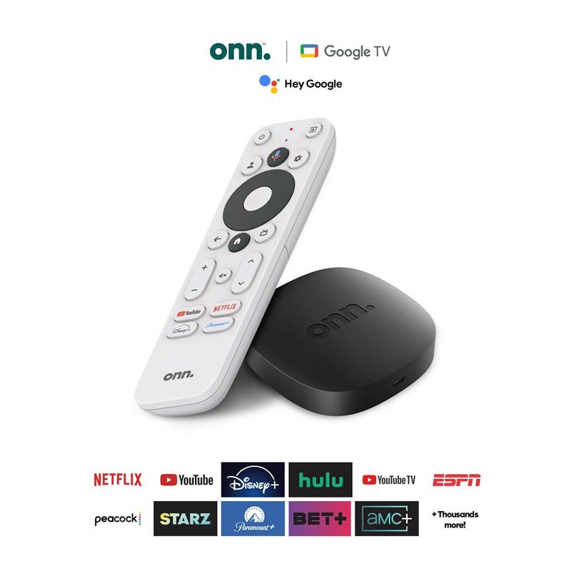Onn Google TV 4K Chromecast - C/Fuente