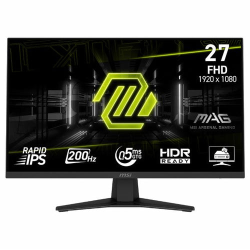 MONITOR GAMER 27 MSI MAG 274F FHD RAPID IPS 200HZ 0.5MS HDMI DP