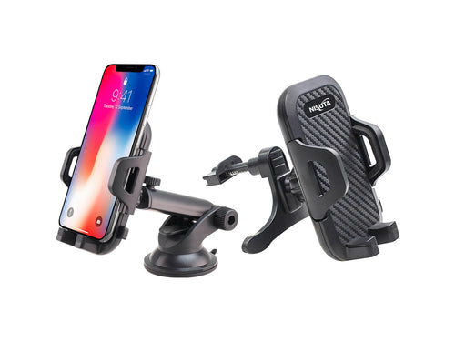 Soporte de celular para parabrisas y ventilete del auto