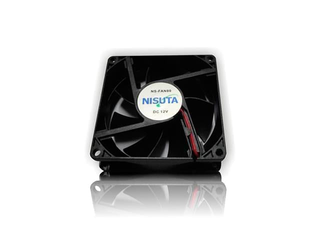 Fan 80X80X25 MM 12V, 4 pines molex, a ruleman