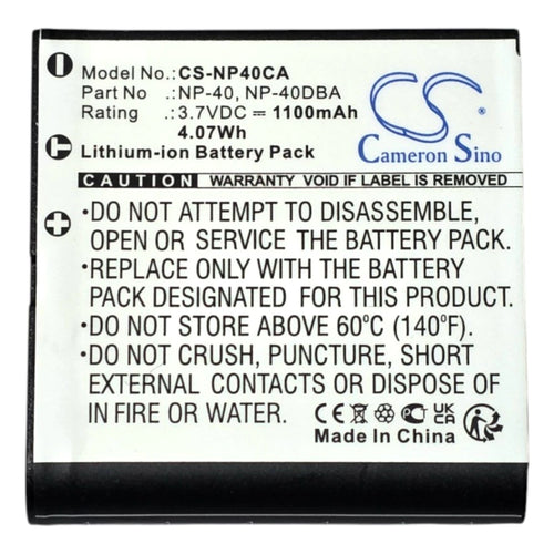 Batería Para Casio Ex-fc100 P505 P600 P700 Z25 Z30 Z40 Z50