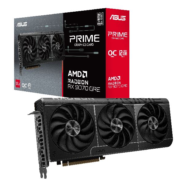 PLACA DE VIDEO RADEON RX 9070 GRE 12GB ASUS PRIME OC EDITION