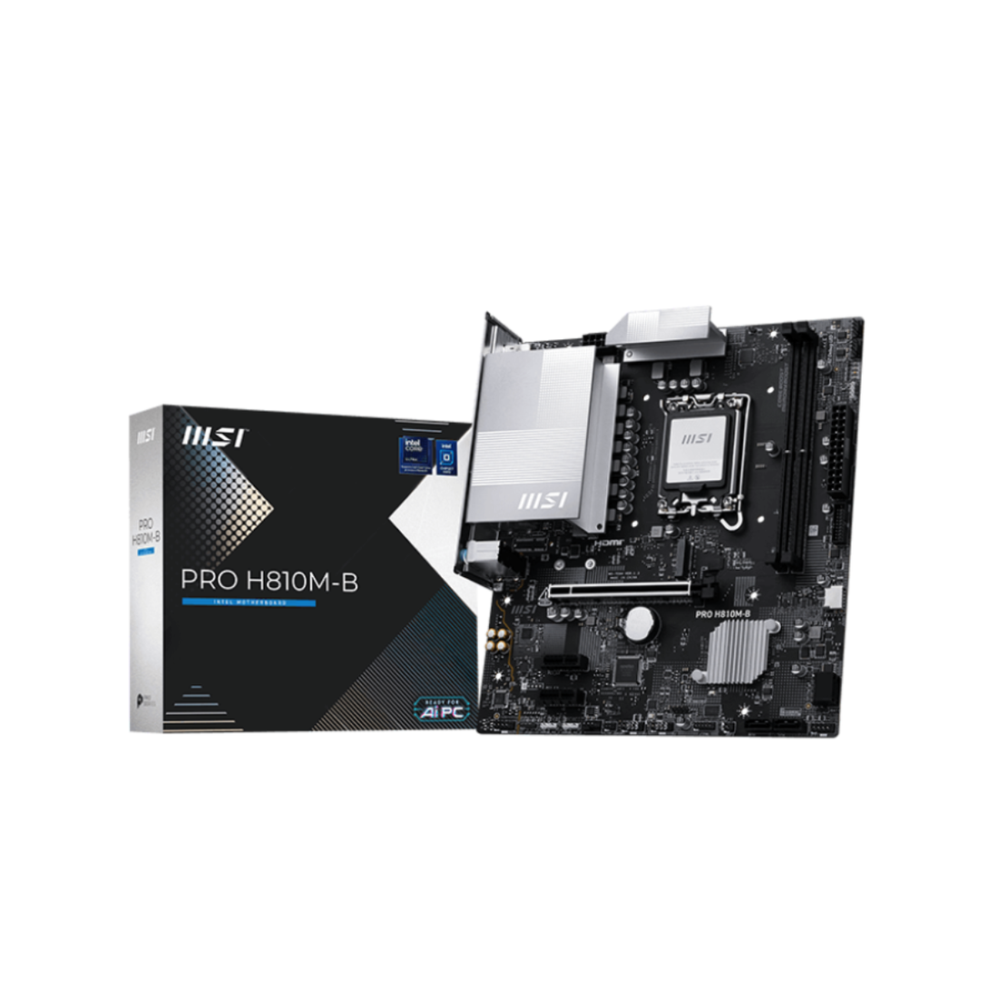 Mother MSI PRO H810M-B DDR5 1851 (Serie Ultra) (7977)