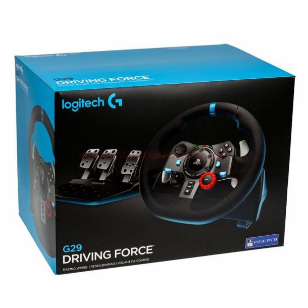 VOLANTE Y PEDALERA LOGITECH G29 DRIVING FORCE PC/PS3/PS4/PS5 941-000111