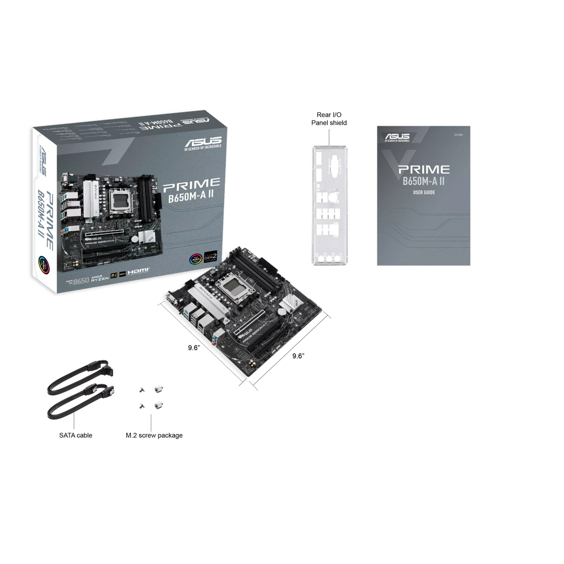 MOTHER ASUS (AM5) PRIME B650M-A II