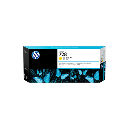 F9K15A HP 728 300-ml Yellow Ink Cartridge (7913)