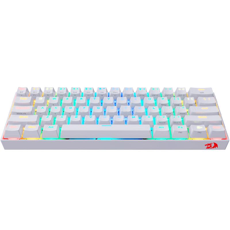 Teclado Mecanico Redragon Draconic K530 White RGB Inalambrico Outemu Brown