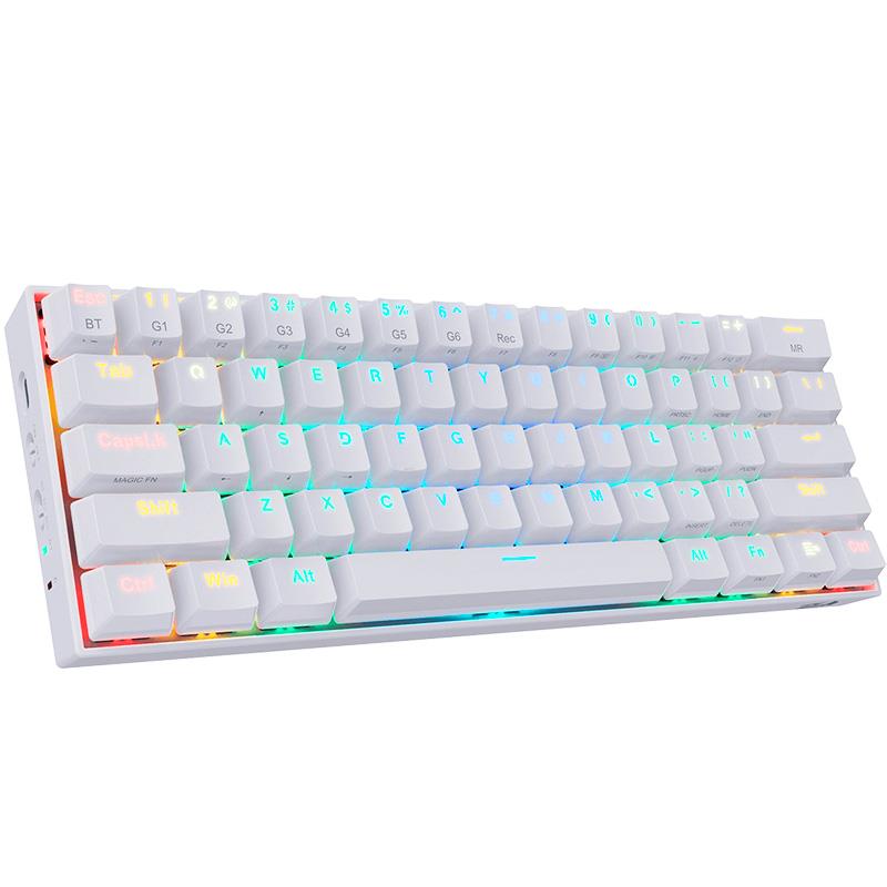 Teclado Mecanico Redragon Draconic K530 White RGB Inalambrico Outemu Brown
