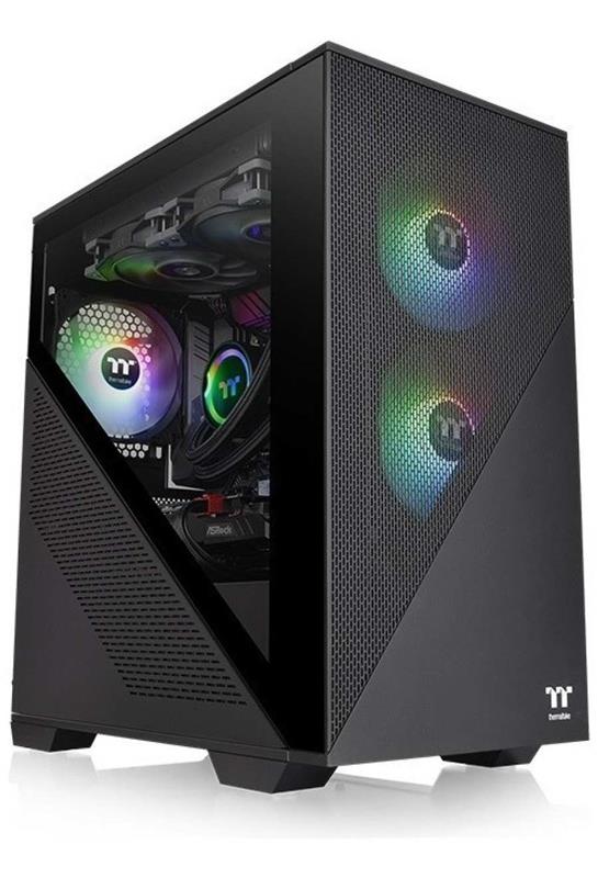 GABINETE GAMER THERMALTAKE DIVIDER 170 TG ARGB BLACK TEMP GLASS