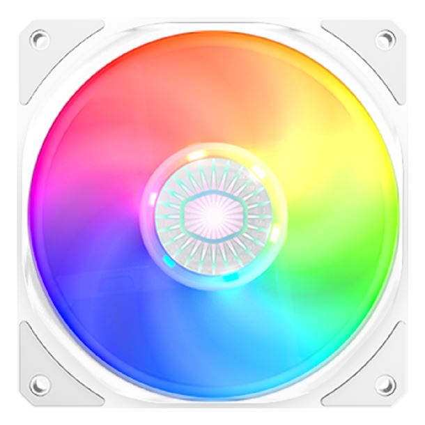 FAN COOLER 120MM COOLERMASTER SICKLEFLOW EDGE 120 ARGB WHITE MFX-B2DW-25NP2-R2