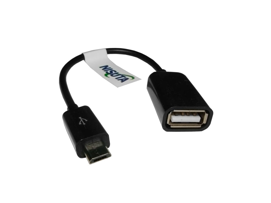 Cable micro USB 2.0 OTG a USB H de 10cm