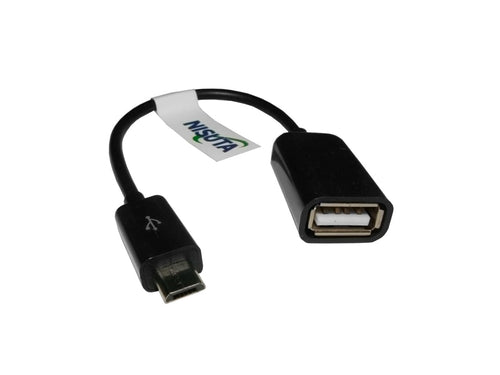 Cable micro USB 2.0 OTG a USB H de 10cm