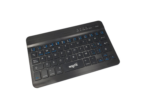 Teclado bluetooth con iman para funda de hasta 8"