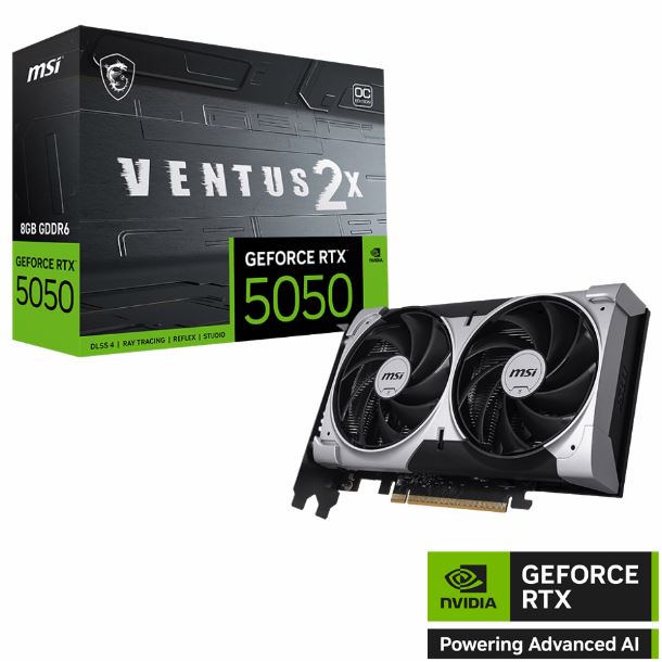 VGA MSI GeForce RTX 5050 8G VENTUS 2X OC (0003)