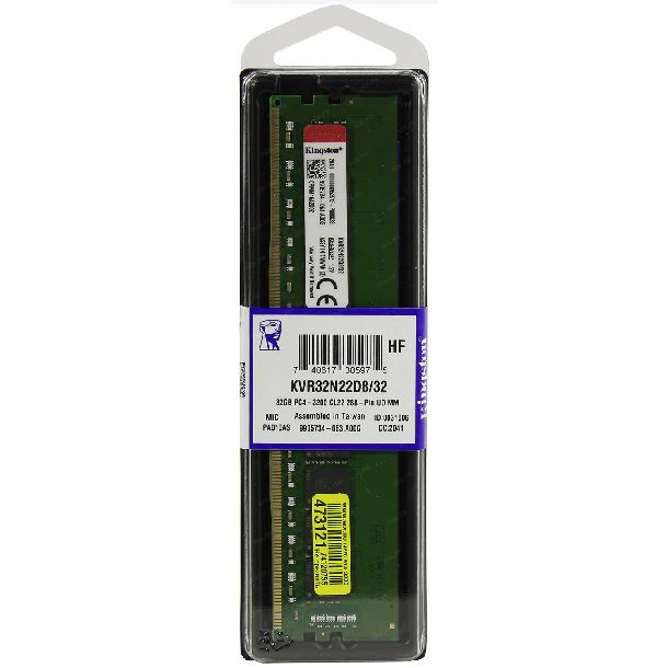 MEMORIA 32GB DDR4 3200 KINGSTON VALUE RAM KVR