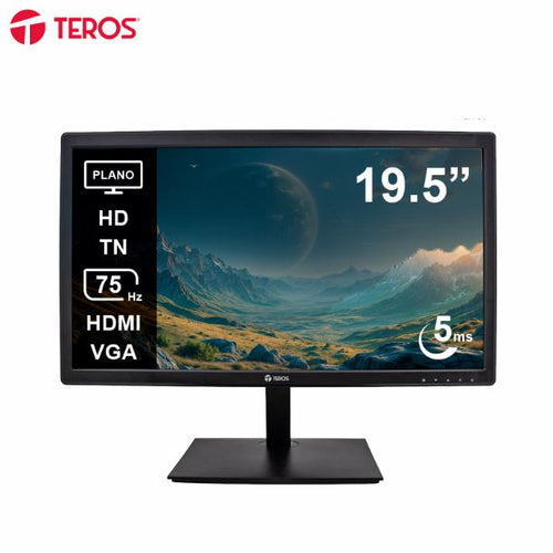 MONITOR 19 TEROS TE-1916S TN HD 1600X900 75HZ 5MS FICHA USA HDMI VGA