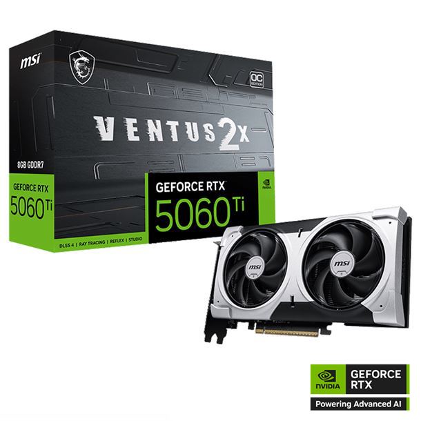 VGA MSI GeForce RTX 5060 Ti SHADOW 2X PLUS 8G (5451)