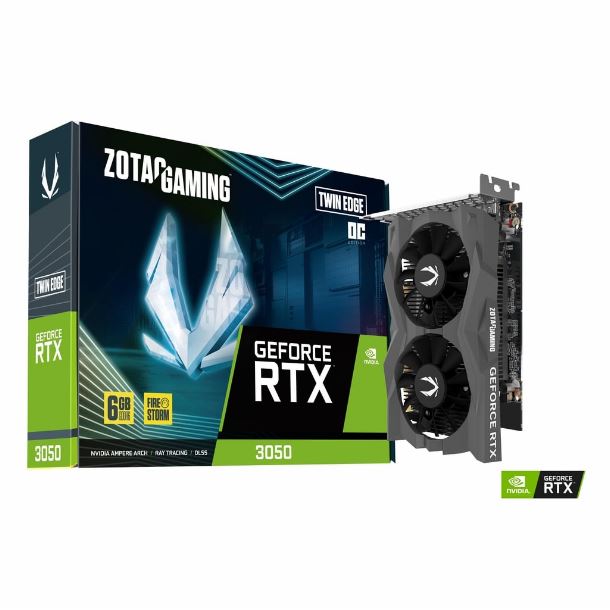 PLACA DE VIDEO ZOTAC RTX 3050 6GB TWIN EDGE OC