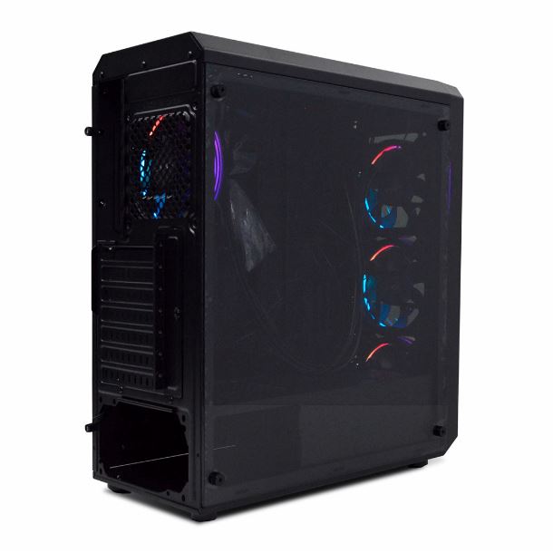 GABINETE GAMER AUREOX HYDRA PLUS 335G ARX335G 4x 120 RGB