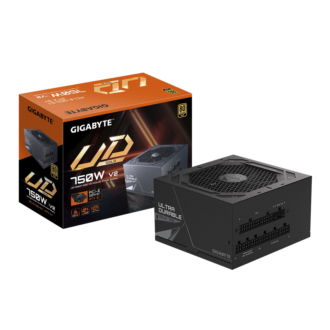 Fuente GIGABYTE UD750GM 80 Gold Modular PG5 V2