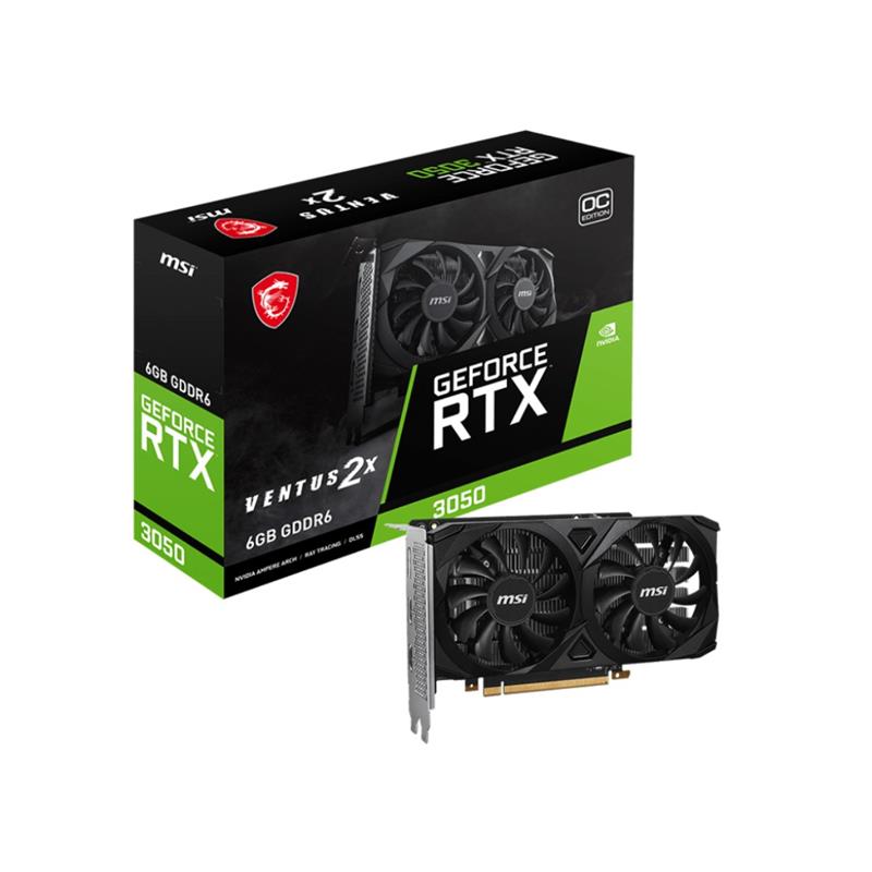VGA MSI GeForce RTX 3050 VENTUS 2X 6G OC (6811)