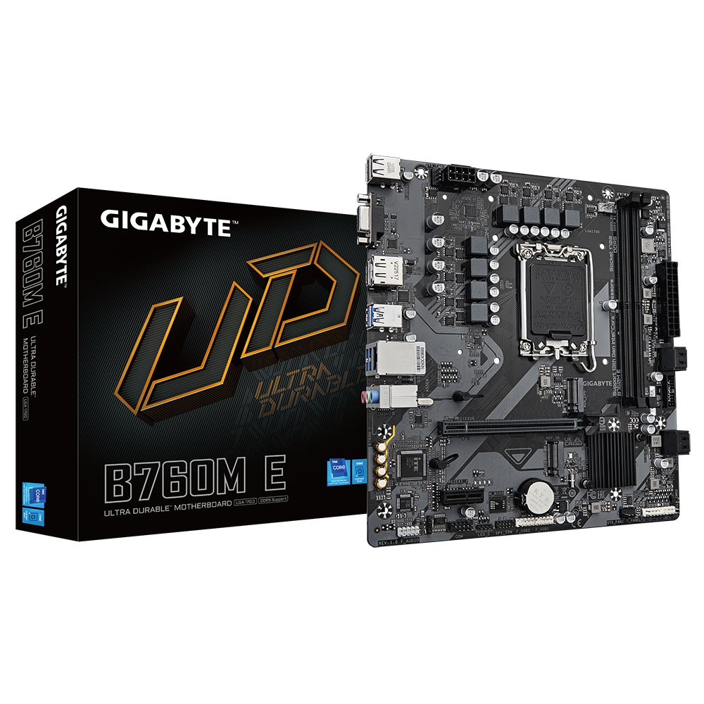 Mother Gigabyte B760M E DDR5 1700 (12va/13va/14va Gen) (6052)