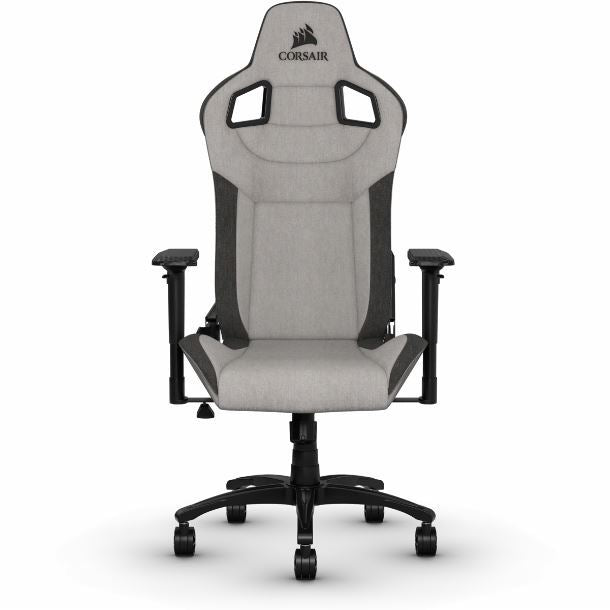 SILLA GAMER CORSAIR T3 RUSH GRIS/CARBON ERGONOMICA RECLINABLE