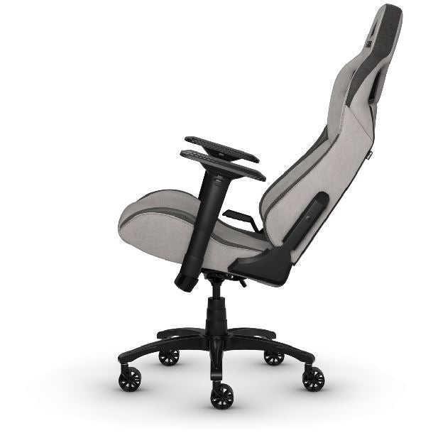 SILLA GAMER CORSAIR T3 RUSH GRIS/CARBON ERGONOMICA RECLINABLE