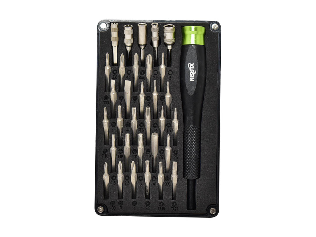 Kit de destornillador de precision de 33 piezas