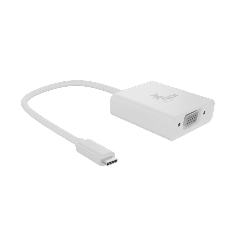 Adaptador Xtech Usb Tipo C  Macho A Vga Hembra  (Xtc-551)