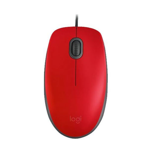 Mouse Logitech M110 Silent Red 910-006755