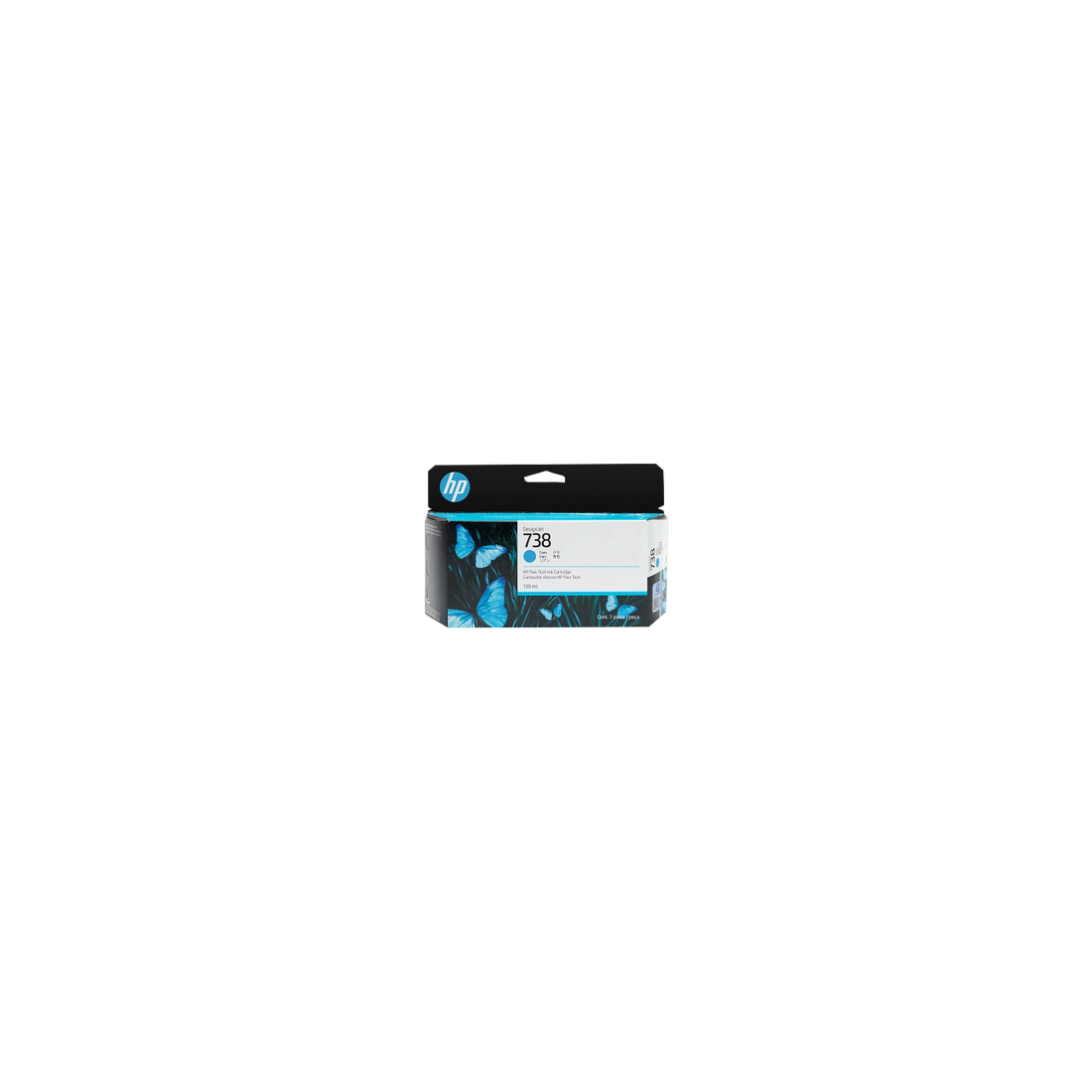 Cartucho de Tinta  Plotter HP 738  Cian
