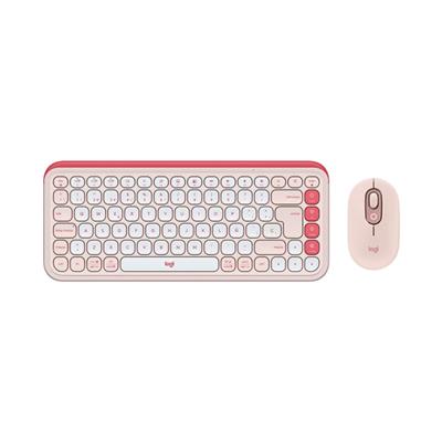 Teclado+Mouse Logitech Pop Icon Rose 920-013053
