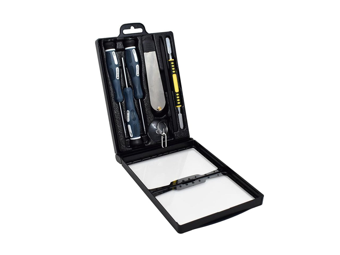 Kit de herramientas de 8 piezas para reparación de celulares