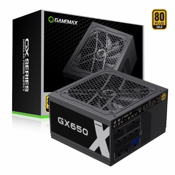 FUENTE 650W GAMEMAX GX-650 MODULAR 80 PLUS GOLD