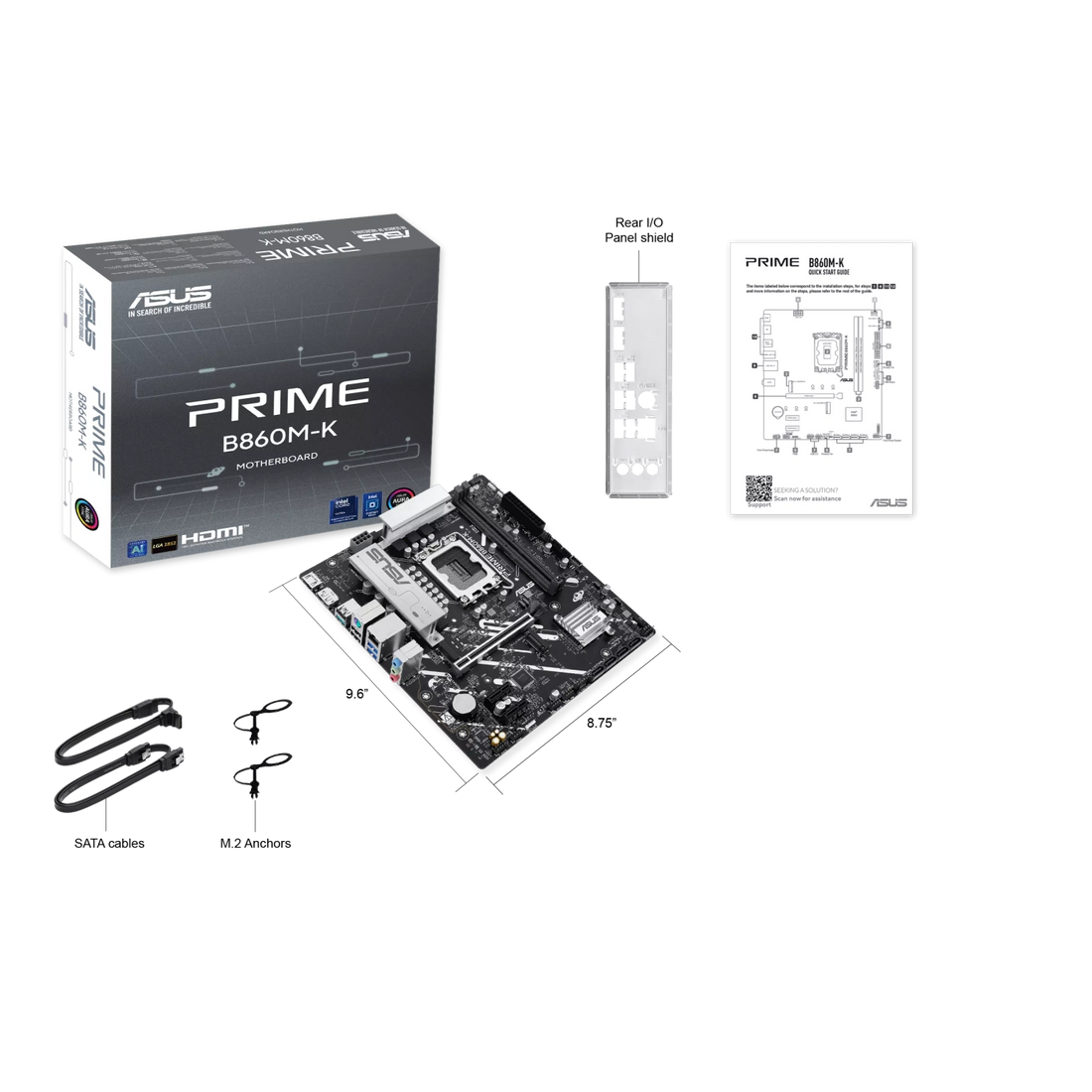 MOTHER ASUS (LGA1851) PRIME B860M-K