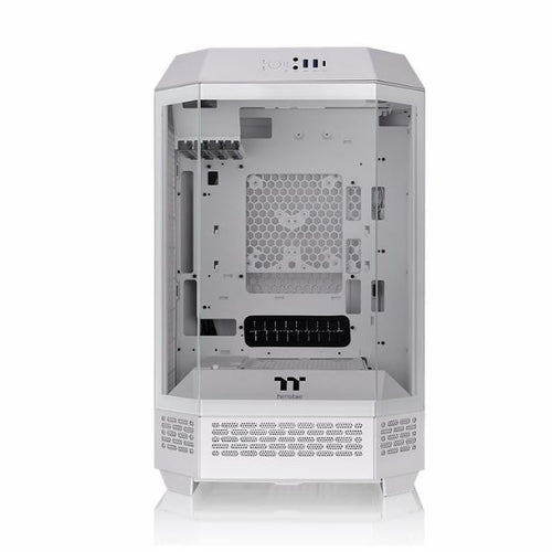 GABINETE THERMALTAKE THE TOWER 300 TG 2FAN SNOW WHITE
