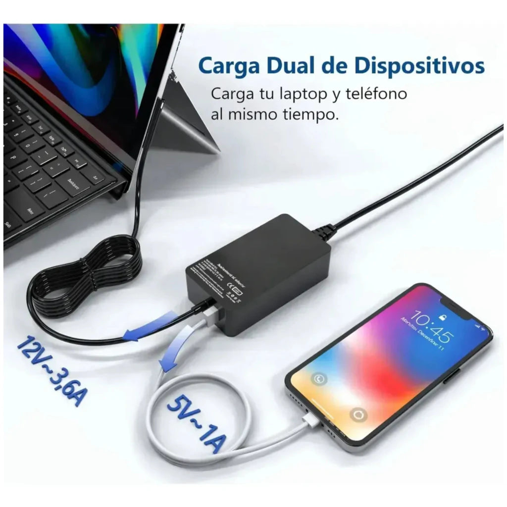 Cargador Para Microsoft Surface Rt Surface Pro 1 Y 2 A1536