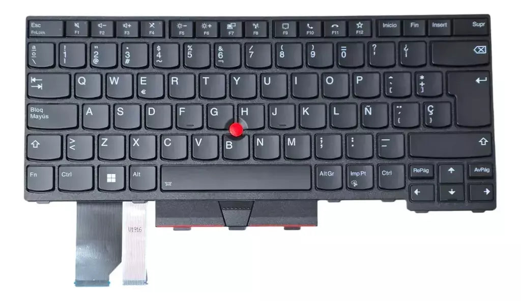 Teclado Para Lenovo Thinkpad L14 G1 G2 Español Latinoamérica