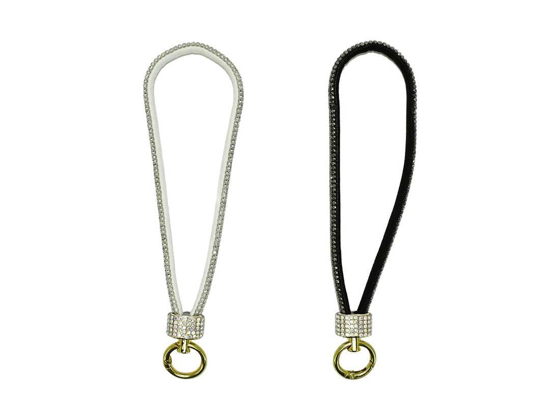 Correa para celular de 27cm y 7mm brillante, con ganchos reforzados
