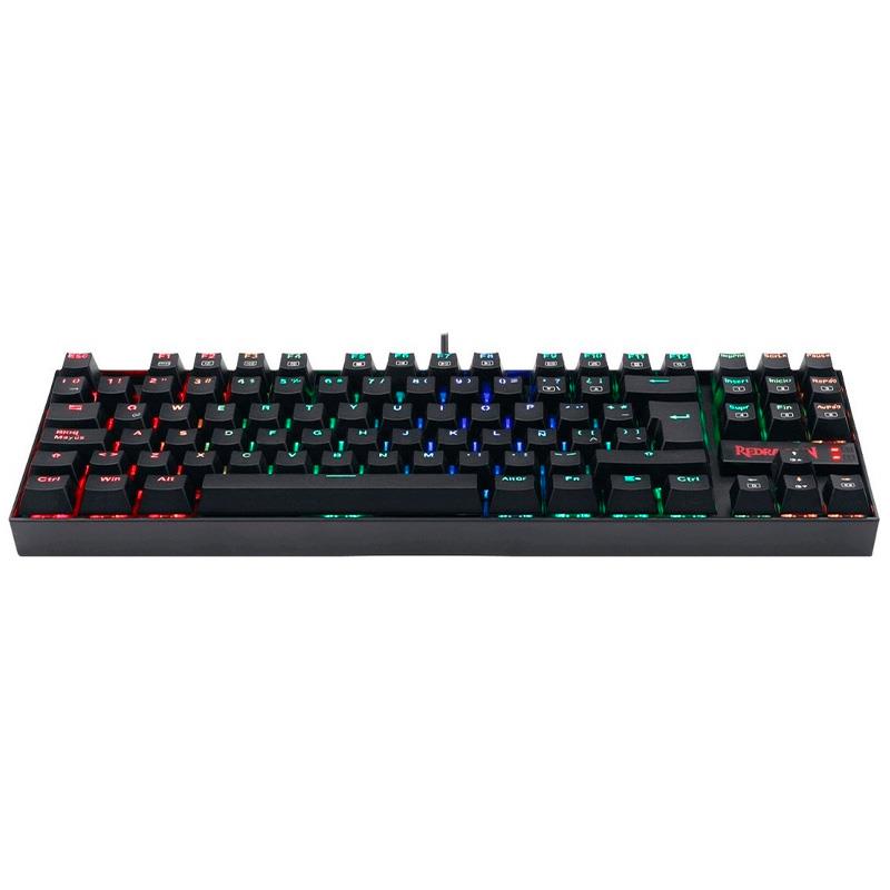 Teclado Redragon K552 Kumara Mecanico RGB Esp Switch Red