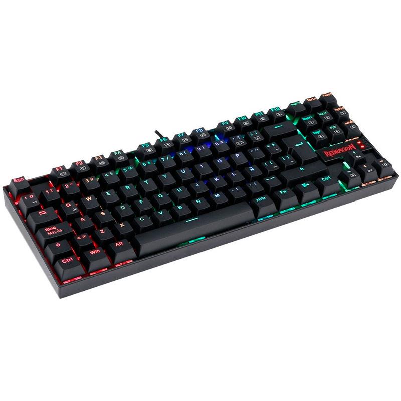 Teclado Redragon K552 Kumara Mecanico RGB Esp Switch Red