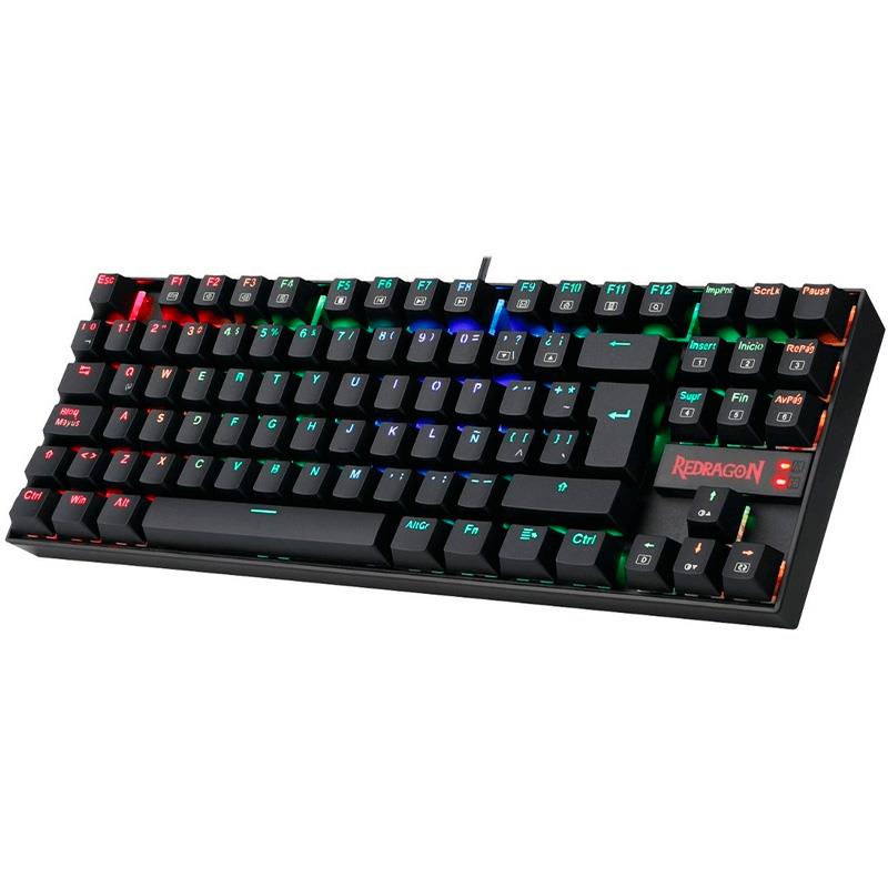 Teclado Redragon K552 Kumara Mecanico RGB Esp Switch Red