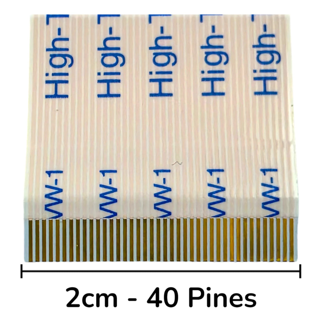 Cable Flex 40 Pines Para Teclado Touchpad Placas Auxiliares