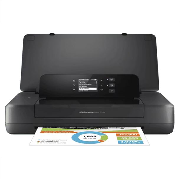 IMPRESORA PORTATIL HP OFFIJET 200 TINTA COLOR CZ993A
