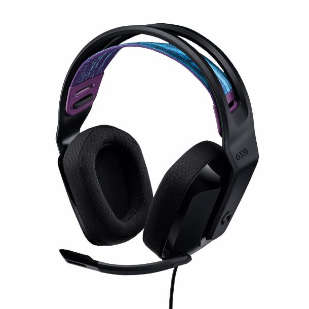 AURICULAR C/MICROFONO LOGITECH G335 BLACK NEGRO 981-000977