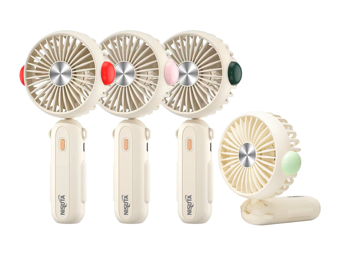 Ventilador portátil plegable con bateria recargable