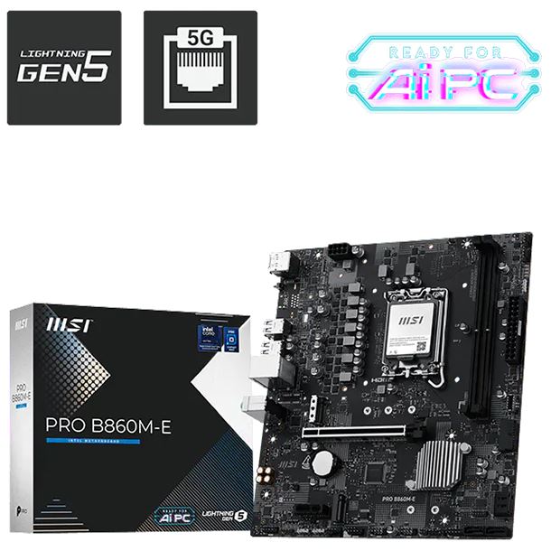 MOTHER MSI PRO B860M-E DDR5 S1851
